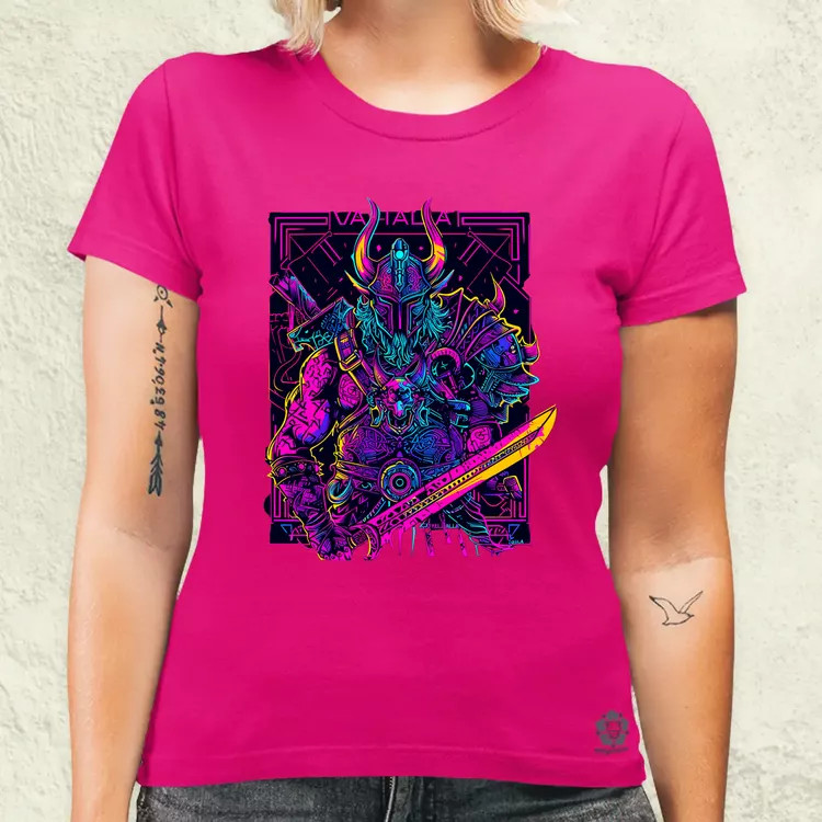 Cyberpunk Viking v2 női póló