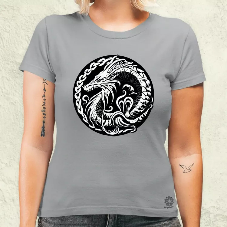 Jörmungandr amulett v1 női póló