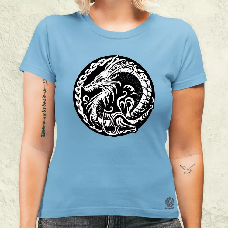 Jörmungandr amulett v1 női póló