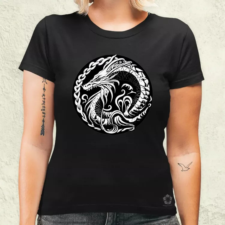 Jörmungandr amulett v1 női póló