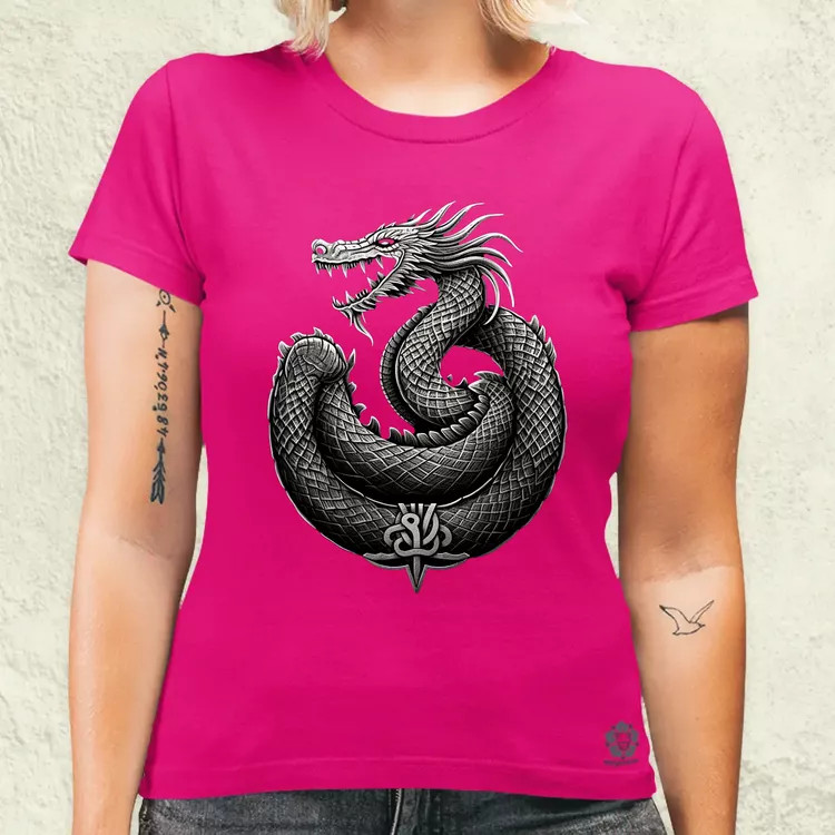 Jörmungandr amulett v3 női póló