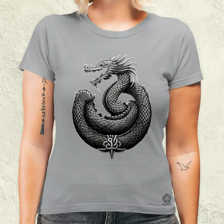 Jörmungandr amulett v3 női póló