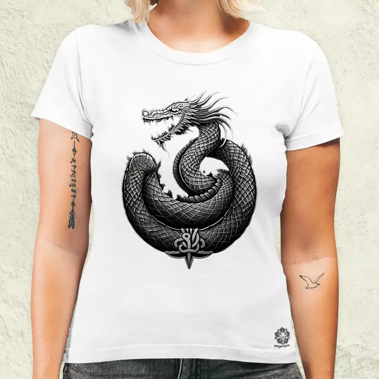 Jörmungandr amulett v3 női póló