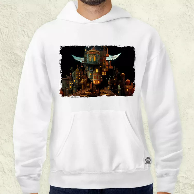 Pareidolia Freddy Krueger város fantázia v4 férfi pulóver