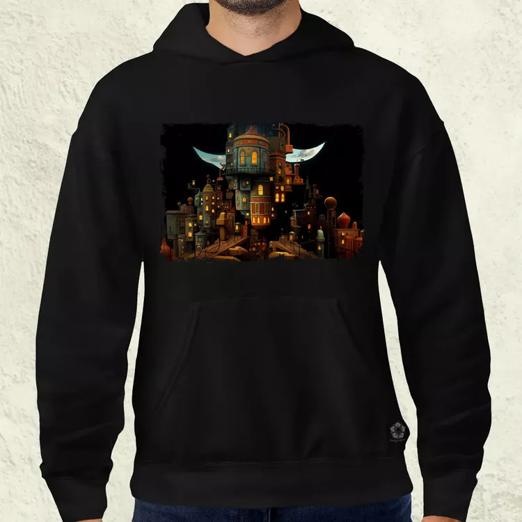 Pareidolia Freddy Krueger város fantázia v4 férfi pulóver