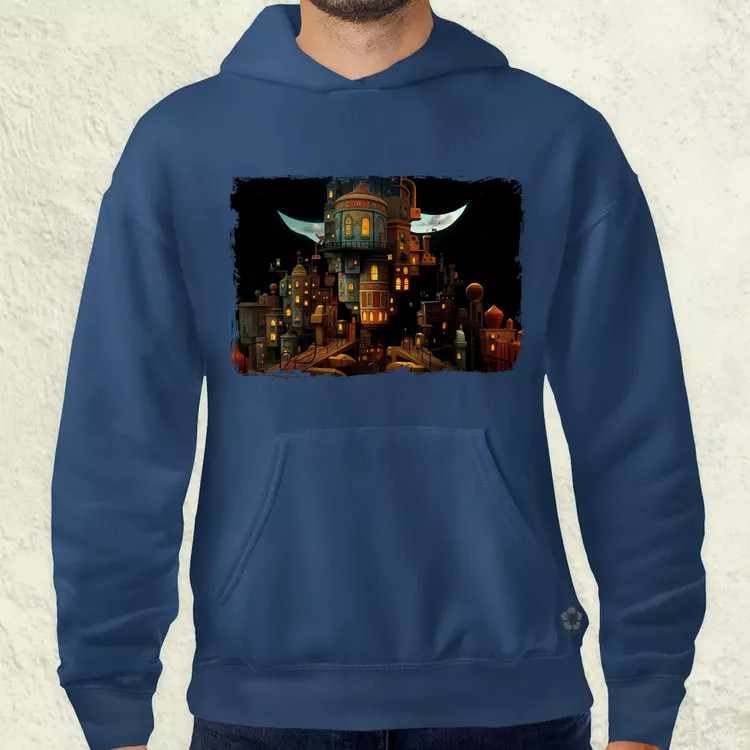 Pareidolia Freddy Krueger város fantázia v4 férfi pulóver