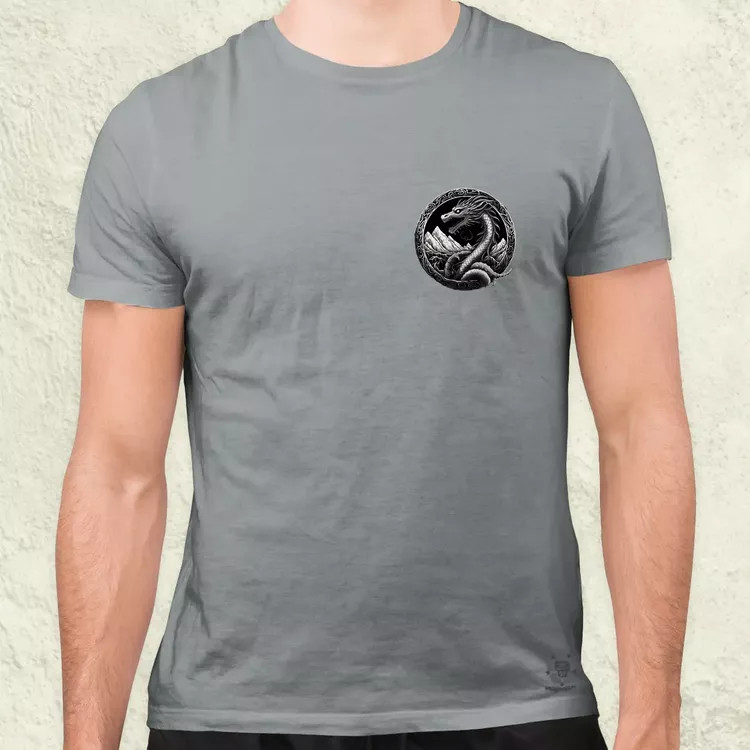 Jörmungandr amulett zseb v2 férfi póló