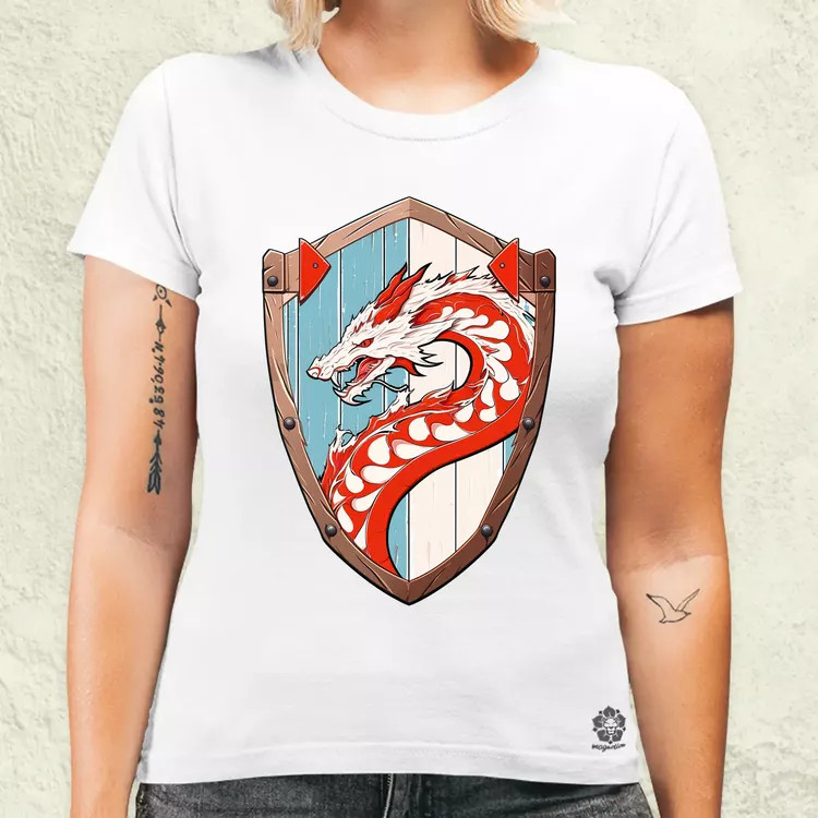 Jörmungandr pajzs női póló