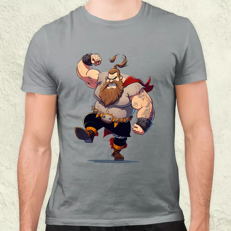 Képregény viking v2 férfi póló