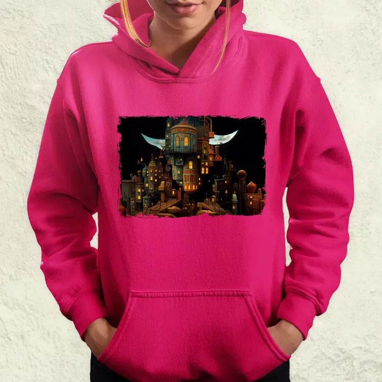 Pareidolia Freddy Krueger város fantázia v4 női pulóver