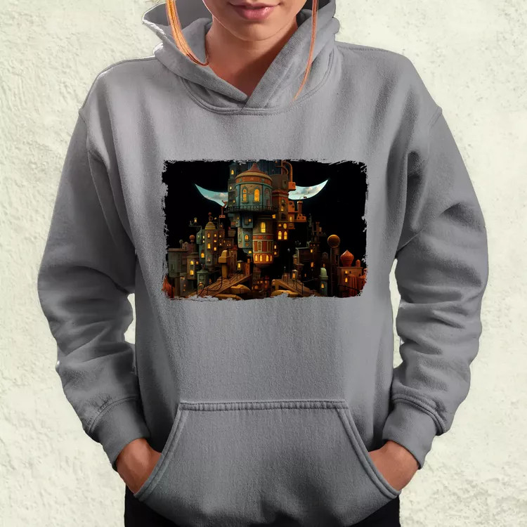 Pareidolia Freddy Krueger város fantázia v4 női pulóver