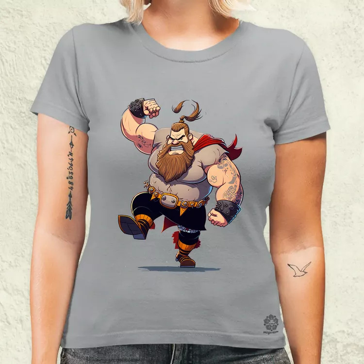 Képregény viking v2 női póló