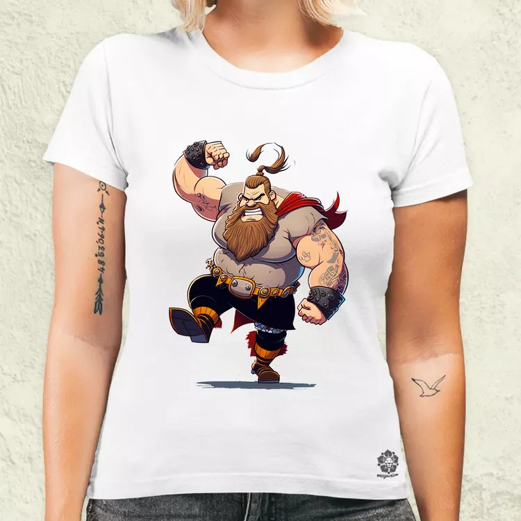 Képregény viking v2 női póló