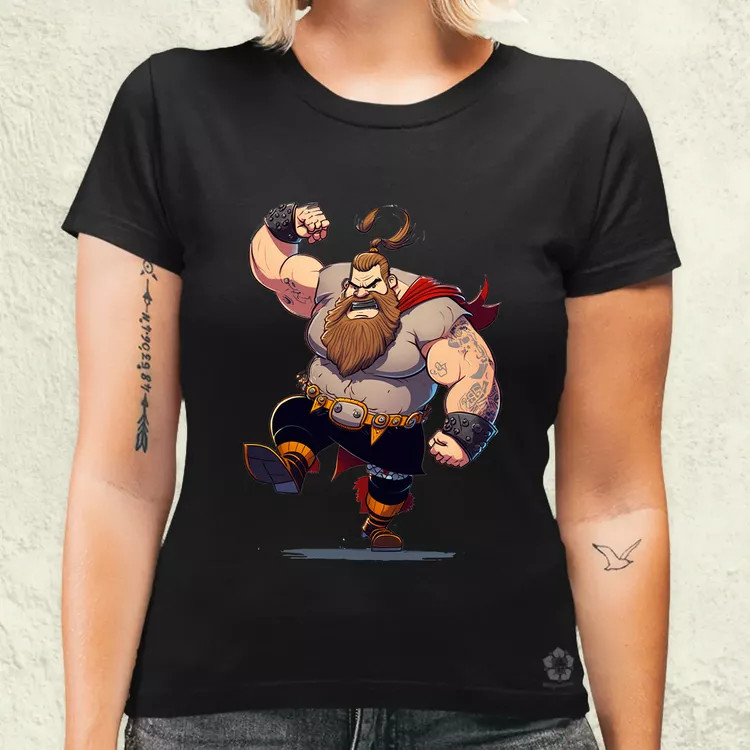 Képregény viking v2 női póló