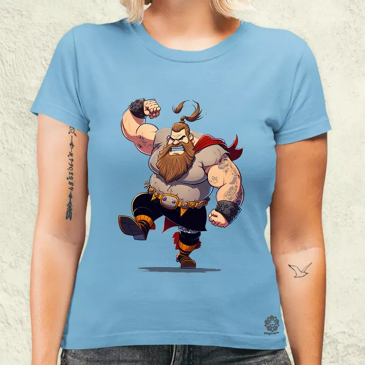 Képregény viking v2 női póló