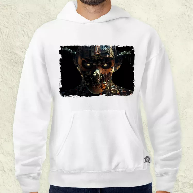 Pareidolia Freddy Krueger város fantázia v5 férfi pulóver