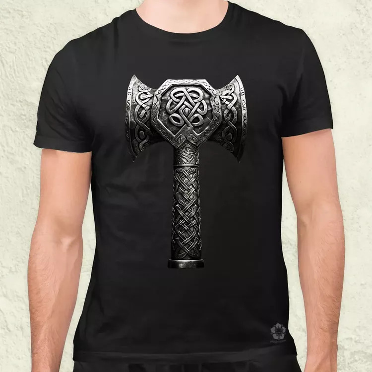 Mjölnir v1 férfi póló