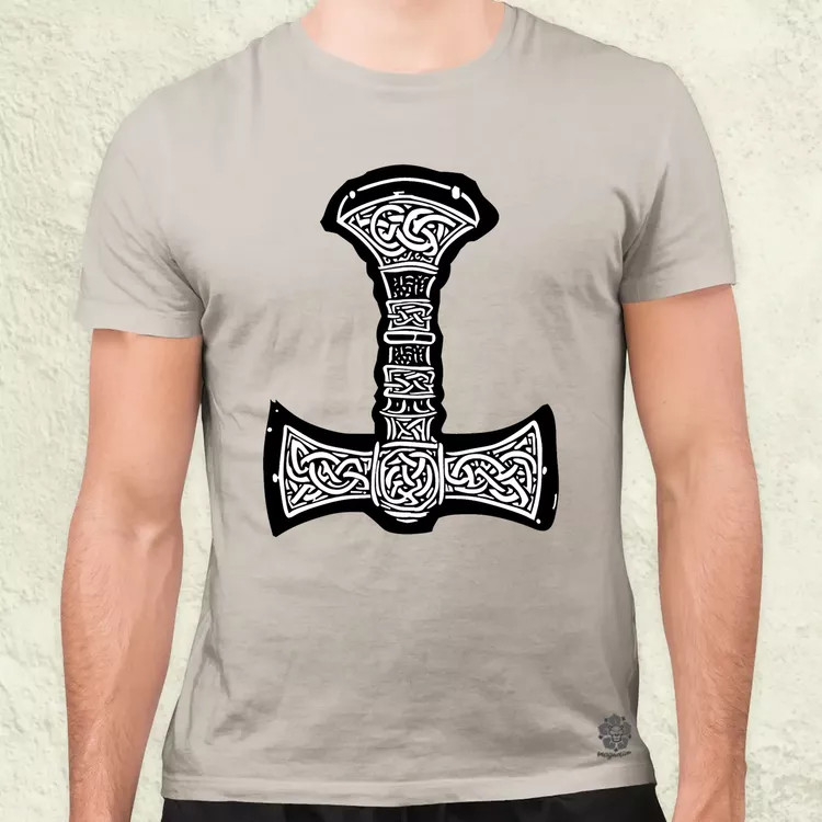 Mjölnir v12 férfi póló