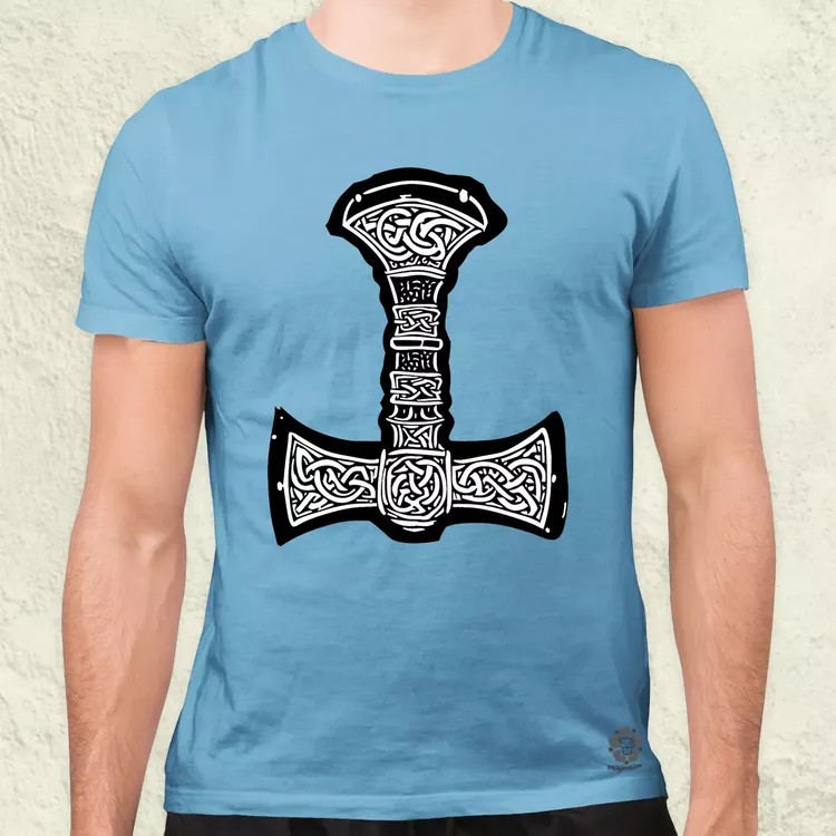 Mjölnir v12 férfi póló