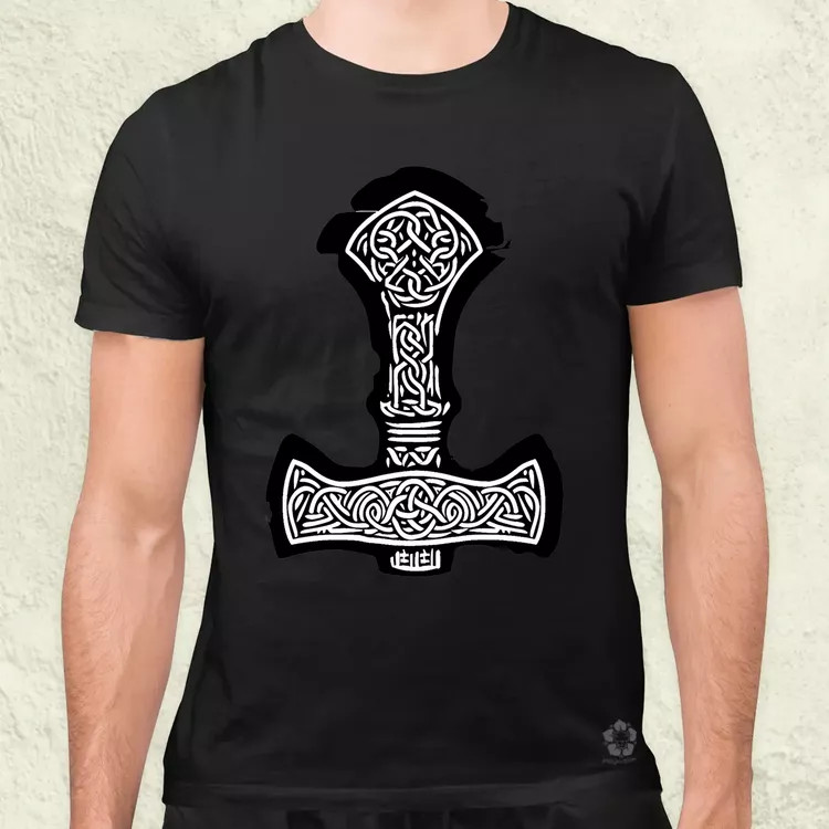 Mjölnir v13 férfi póló