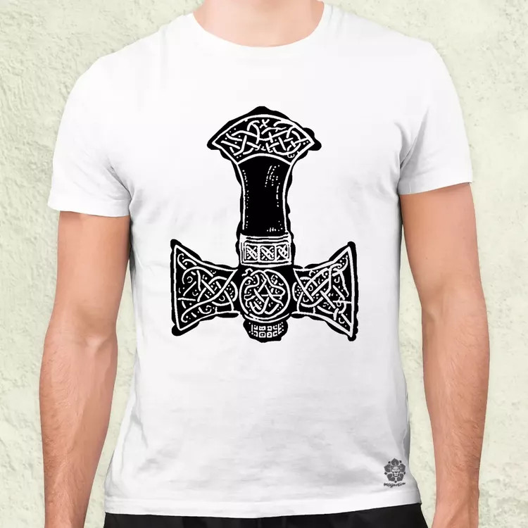 Mjölnir v14 férfi póló