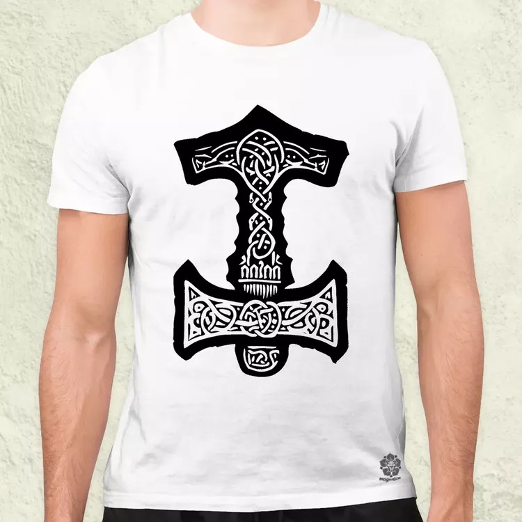 Mjölnir v16 férfi póló