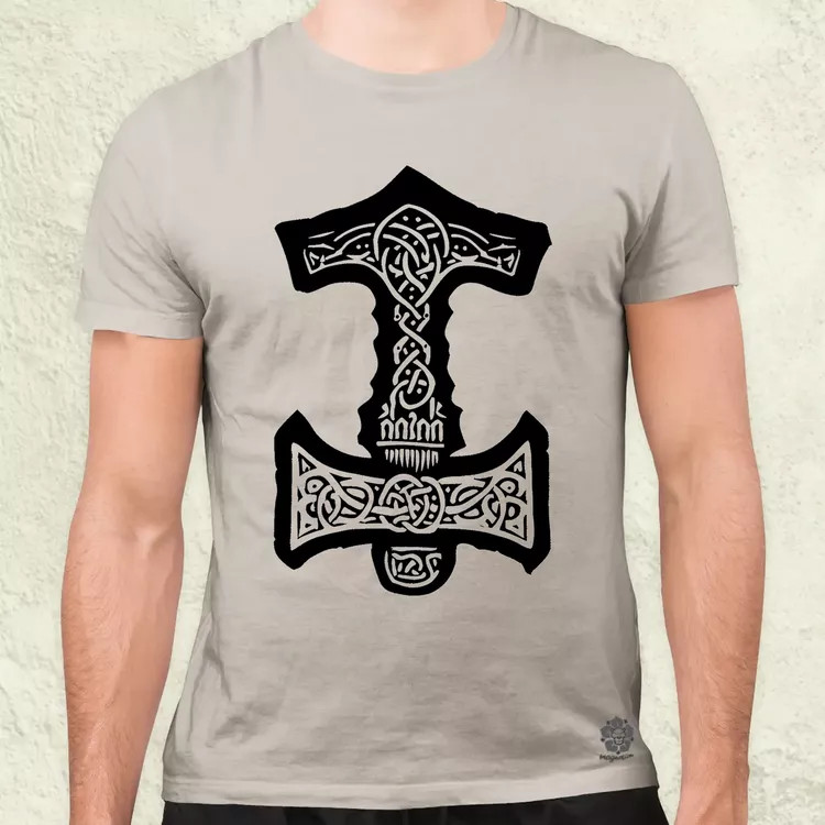 Mjölnir v16 férfi póló