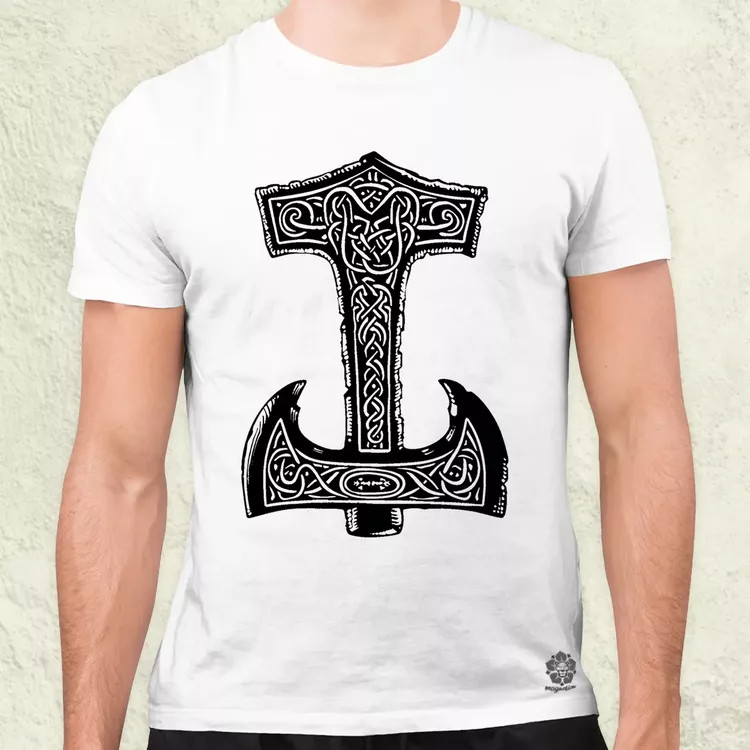 Mjölnir v17 férfi póló