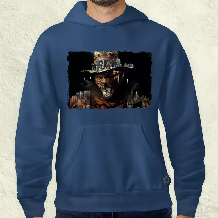 Pareidolia Freddy Krueger város fantázia v6 férfi pulóver