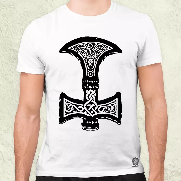 Mjölnir v18 férfi póló