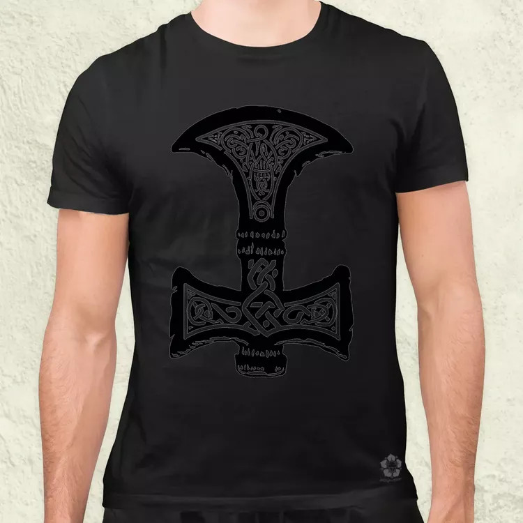 Mjölnir v18 férfi póló