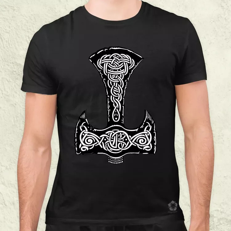 Mjölnir v19 férfi póló