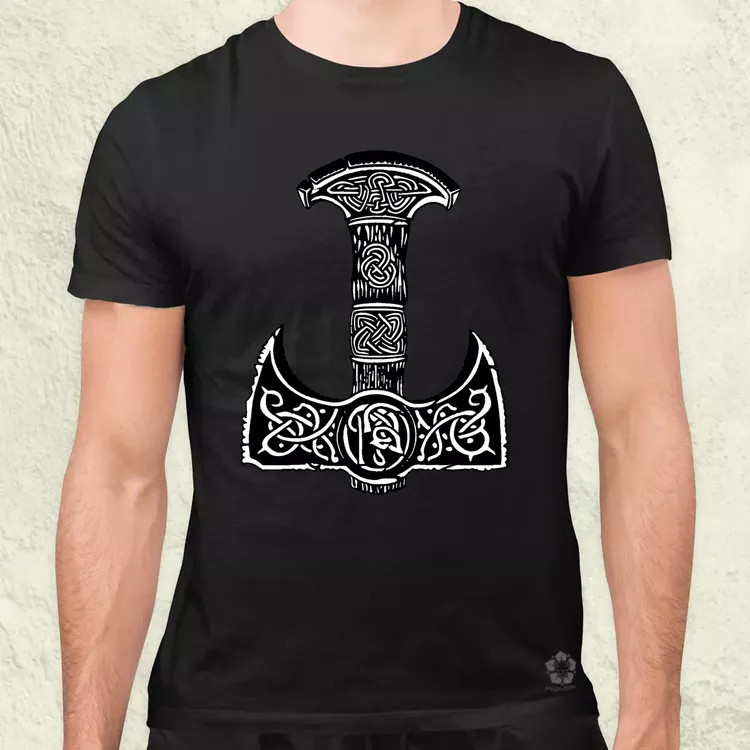 Mjölnir v21 férfi póló