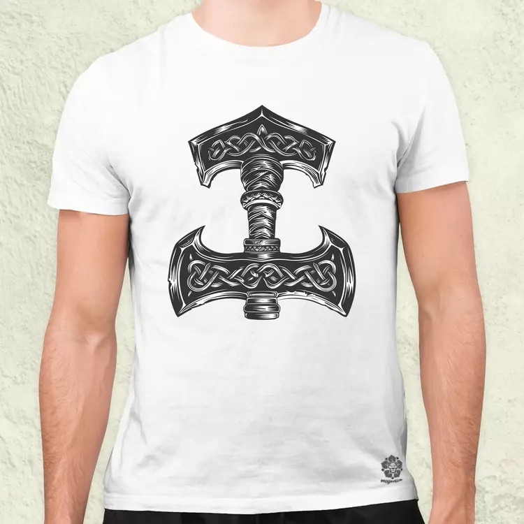 Mjölnir v22 férfi póló