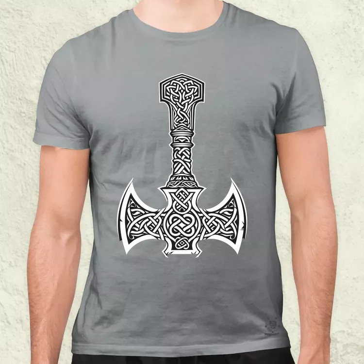 Mjölnir v23 férfi póló