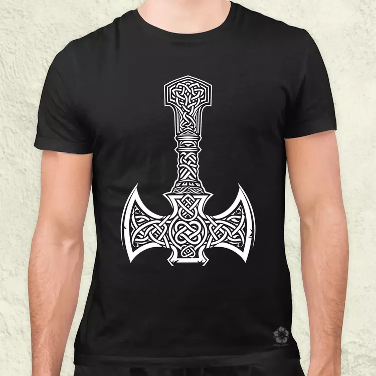 Mjölnir v23 férfi póló
