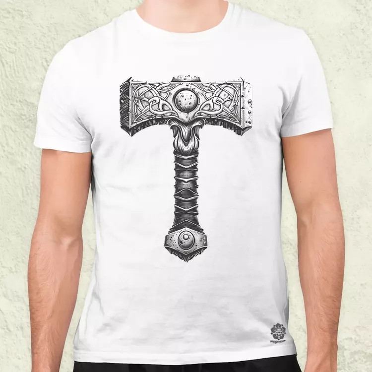 Mjölnir v27 férfi póló