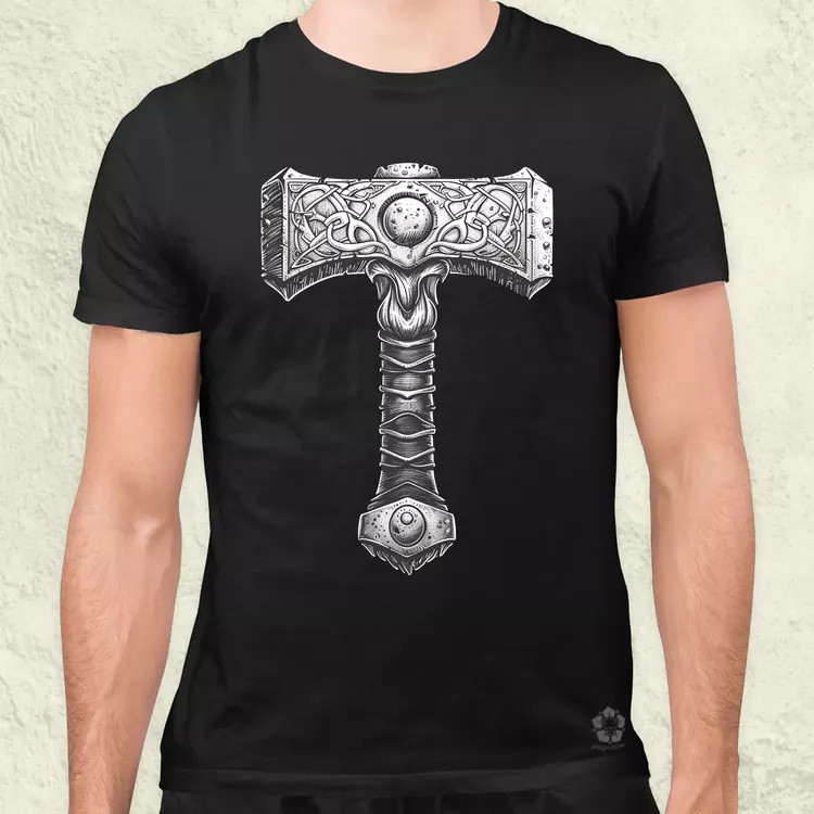 Mjölnir v27 férfi póló