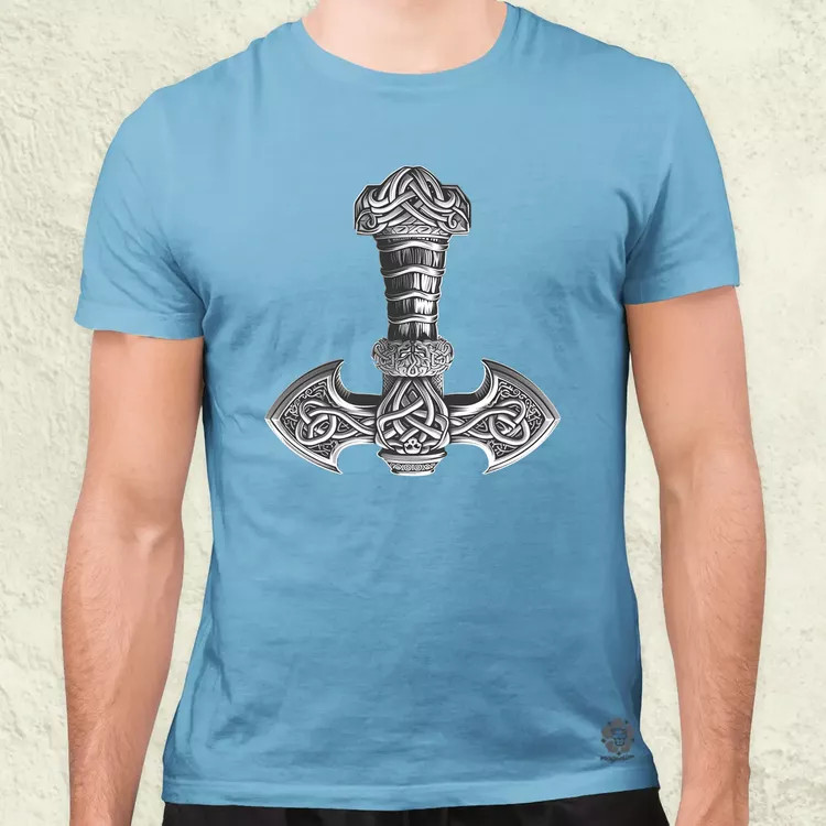 Mjölnir v28 férfi póló