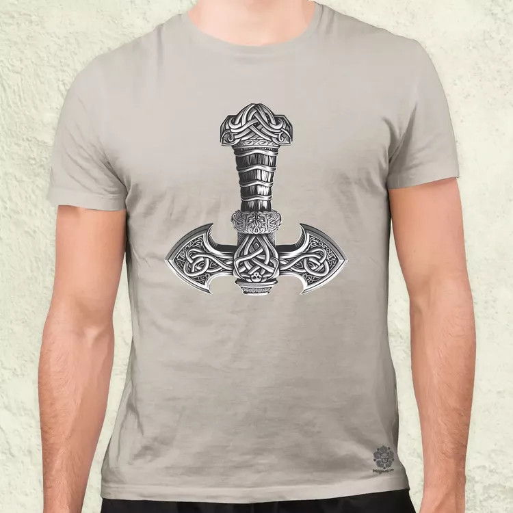 Mjölnir v28 férfi póló