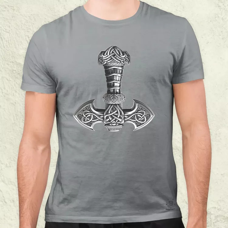 Mjölnir v28 férfi póló