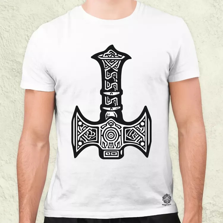 Mjölnir v29 férfi póló
