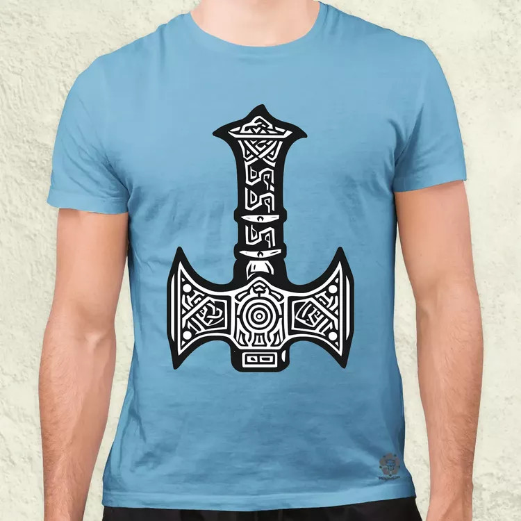 Mjölnir v29 férfi póló