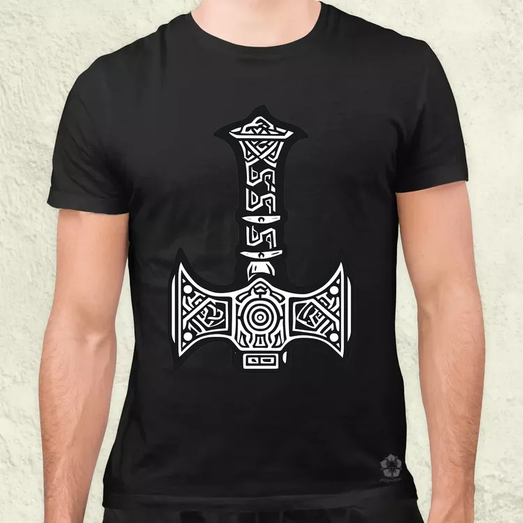 Mjölnir v29 férfi póló