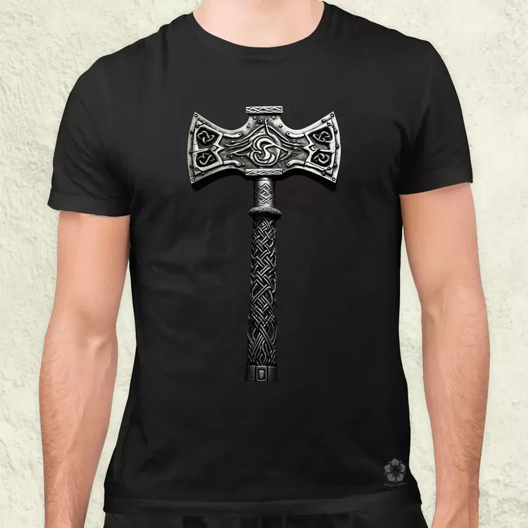 Mjölnir v3 férfi póló