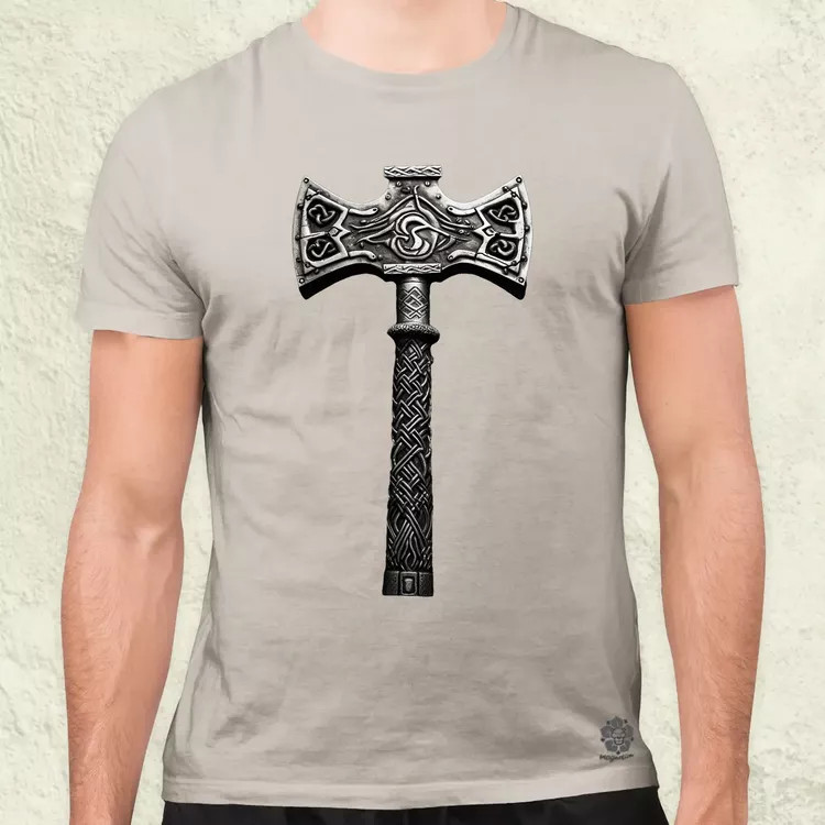 Mjölnir v3 férfi póló
