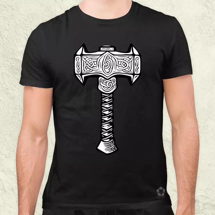 Mjölnir v30 férfi póló