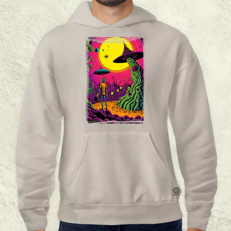 Basil Wolverton fanart v4 férfi pulóver