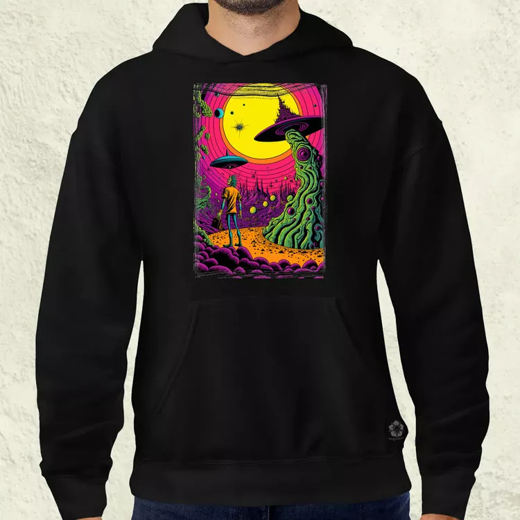 Basil Wolverton fanart v4 férfi pulóver