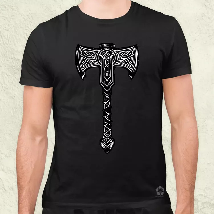 Mjölnir v33 férfi póló